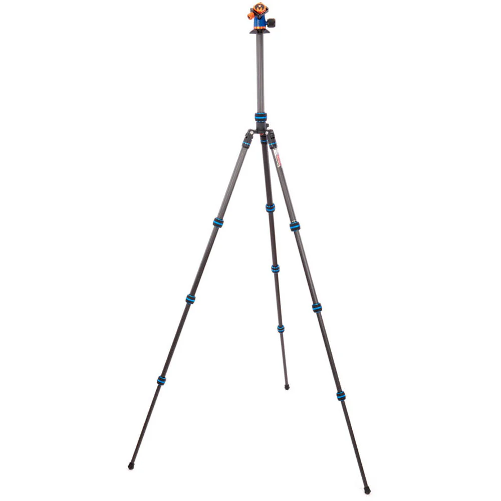 3 Legged Thing Punks Billy 2.0 Carbon Fiber Tripod with AirHed Neo 2.0 Ball Head (Blue) - Image 2