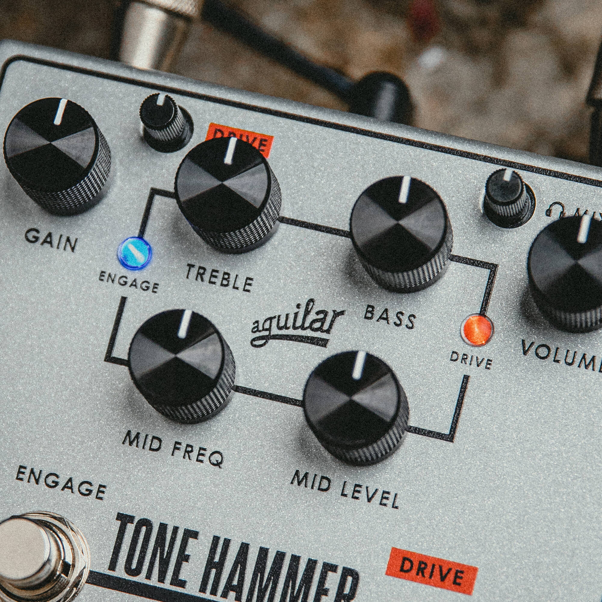 aguilar Tone Hammer V2 Preamp / Direct Box Pedal - Image 5