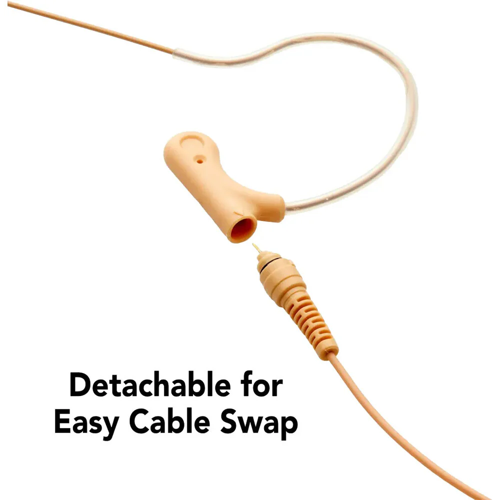 Airwave Technologies HSD-Slimline+SE Single-Ear Headset Microphone (Black, Shure TA4) - Image 4