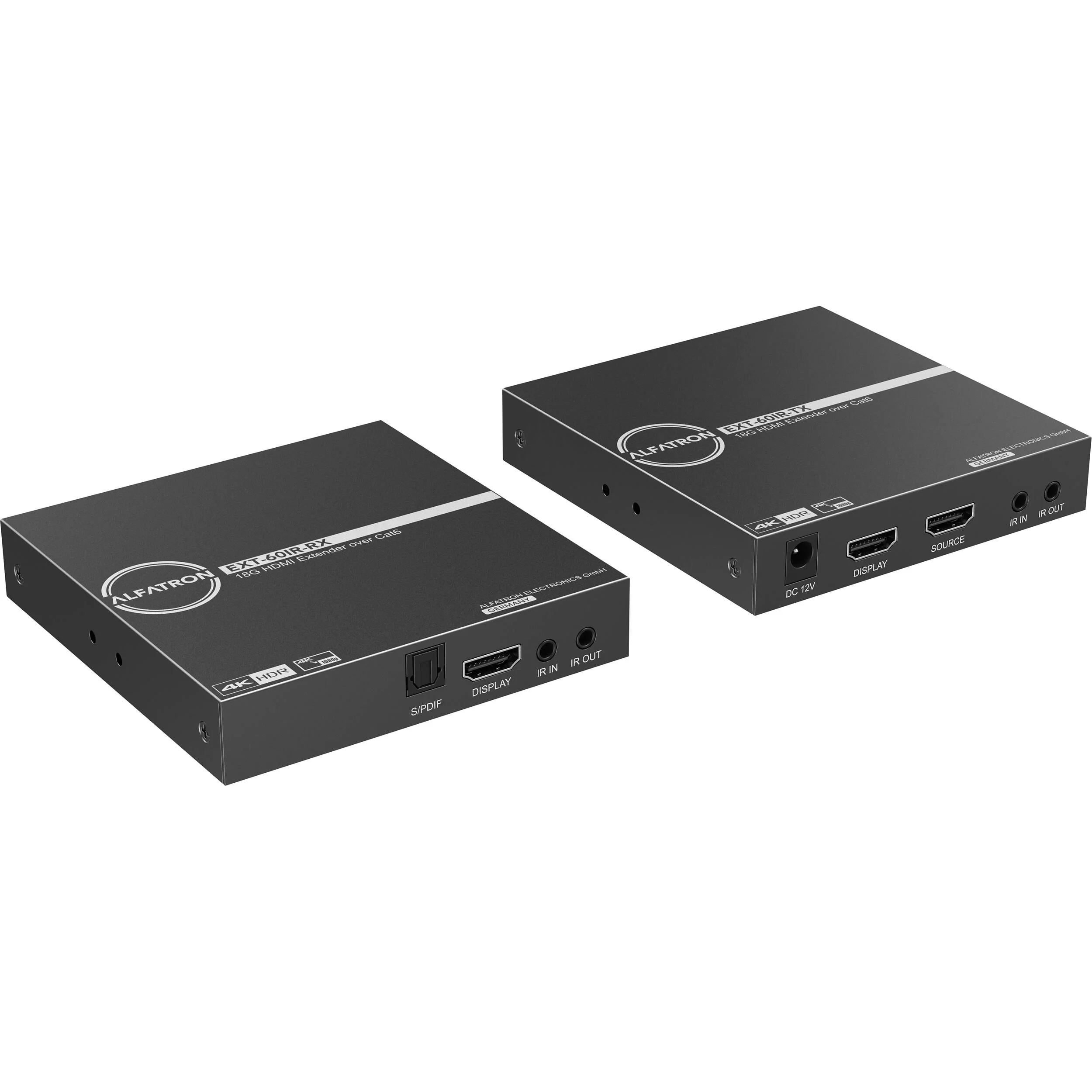 Alfatron 4K 18 Gb/s HDMI over Cat 6 Extender Set - Image 2