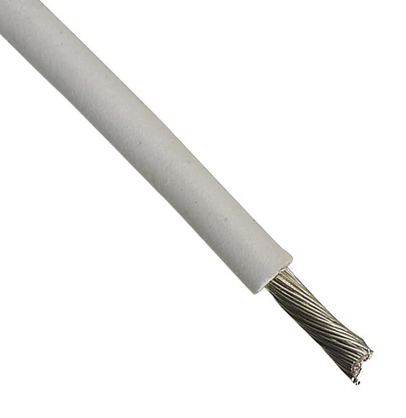 ALPHA WIRE 2844/19 WH001 Wire, Stranded, Hook Up, PTFE, White, 24 AWG, 0.242 mm², 1000 ft