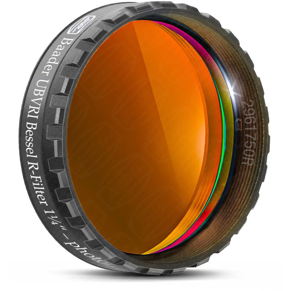 Alpine Astronomical Baader UBVRI Bessel R Filter (1.25" Eyepiece Filter)
