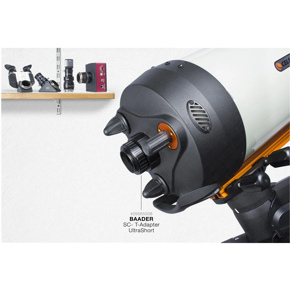 Alpine Astronomical Baader Ultrashort SCT T-Adapter (Matte Black) - Image 3
