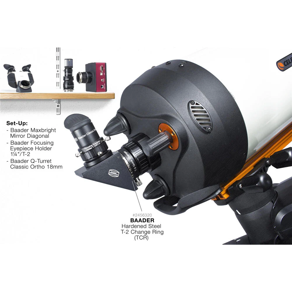 Alpine Astronomical Baader Ultrashort SCT T-Adapter (Matte Black) - Image 6