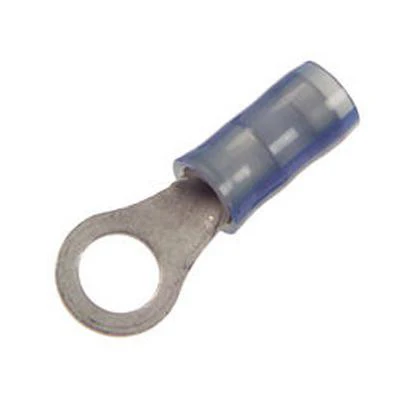 AMP - TE CONNECTIVITY 331456 Ring Tongue Terminal, M4, #8, 4 AWG, 26.7 mm², Terminyl, Yellow