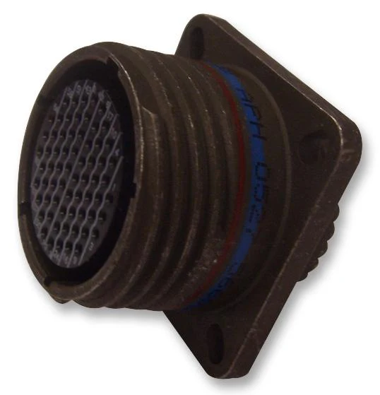 Amphenol Aerospace CTVP00RW-15-35PA-506 CTVP00RW-15-35PA-506 Circular Connector Tri-Start CTV Wall Mount Receptacle 37 Contacts Crimp Pin Threaded 15-35
