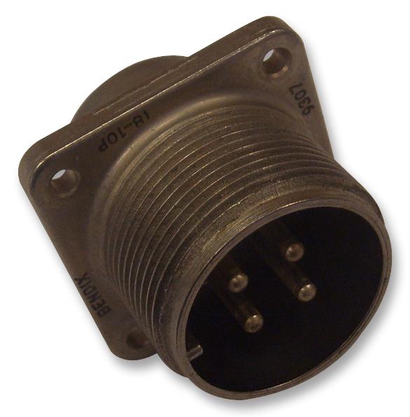 AMPHENOL INDUSTRIAL ACC02E20-19SW Circular Connector, ACC Series, MIL-DTL-5015 Series, Box Mount Receptacle, 3 Contacts, Crimp Socket