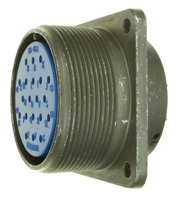 Amphenol Industrial AIT0-22-22SC AIT0-22-22SC Circular Connector AIT Series Wall Mount Receptacle 4 Contacts Crimp Socket Threaded 22-22