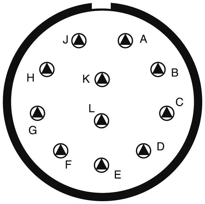 AMPHENOL INDUSTRIAL D38999/26JG11PA-LC Circular Connector, MIL-DTL-38999 Series III, DS38999/26 Series, Straight Plug, 11 Contacts - Image 2