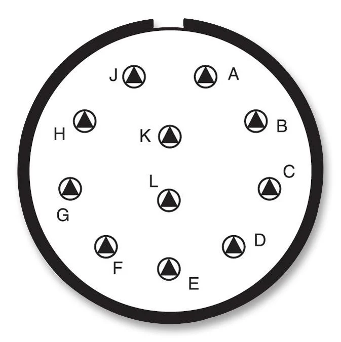 AMPHENOL INDUSTRIAL D38999/26MG11PA Circular Connector, MIL-DTL-38999 Series III, DS38999/26 Series, Straight Plug, 11 Contacts - Image 2