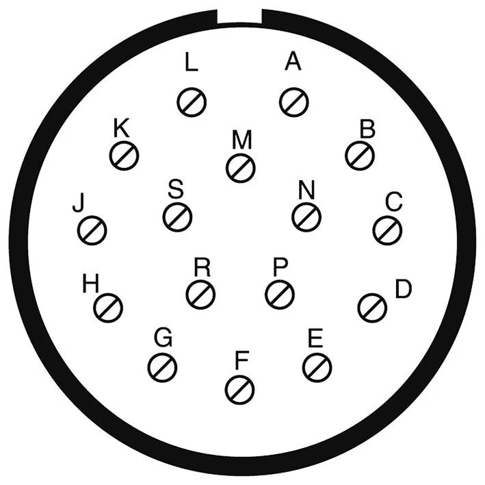 AMPHENOL INDUSTRIAL D38999/26MG16SN-LC Circular Connector, MIL-DTL-38999 Series III, DS38999/26 Series, Straight Plug, 16 Contacts - Image 2