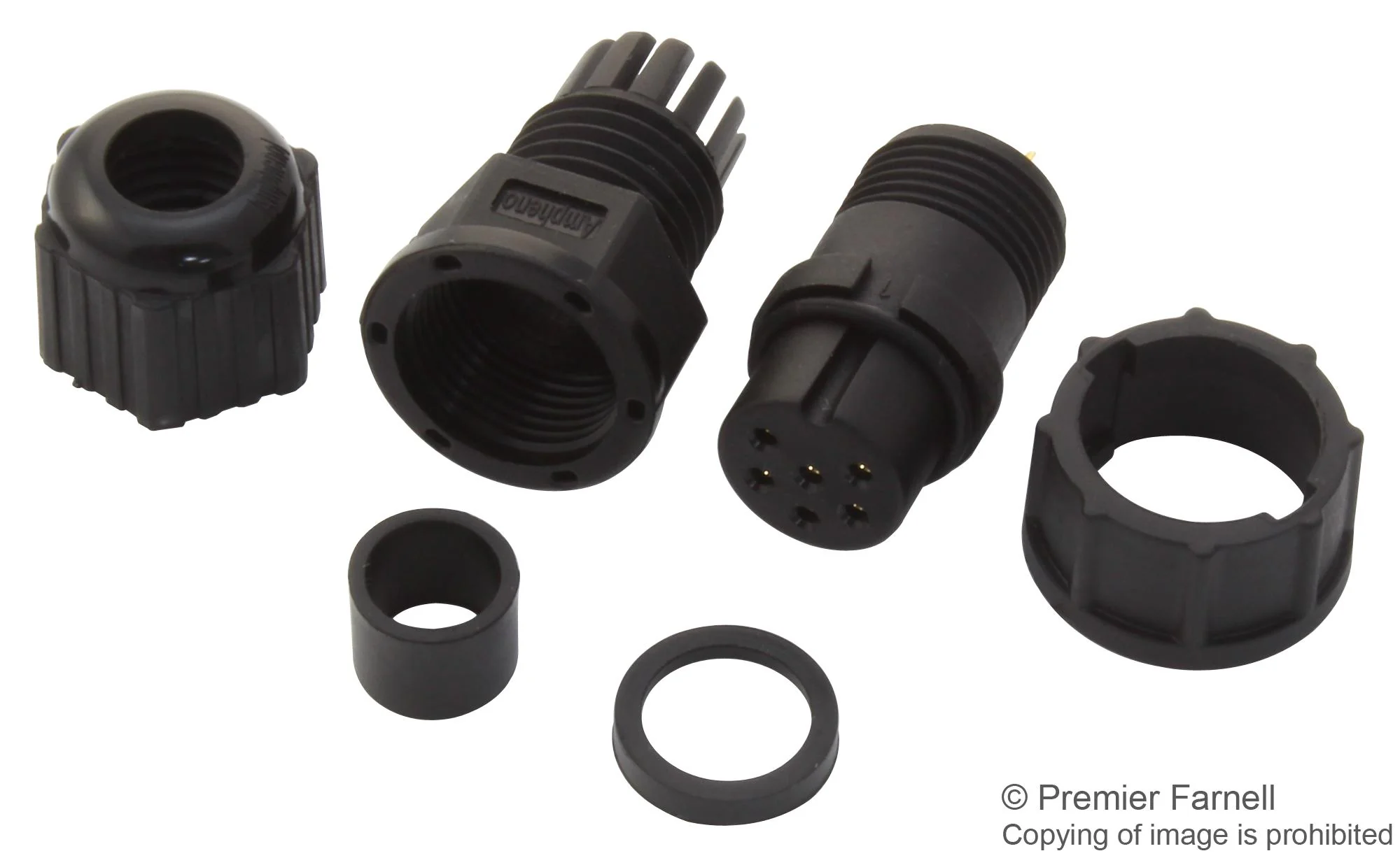 Amphenol LTW BD-06BFFA-LL7001. Circular Connector Receptacle 6 Position Cable - Image 3