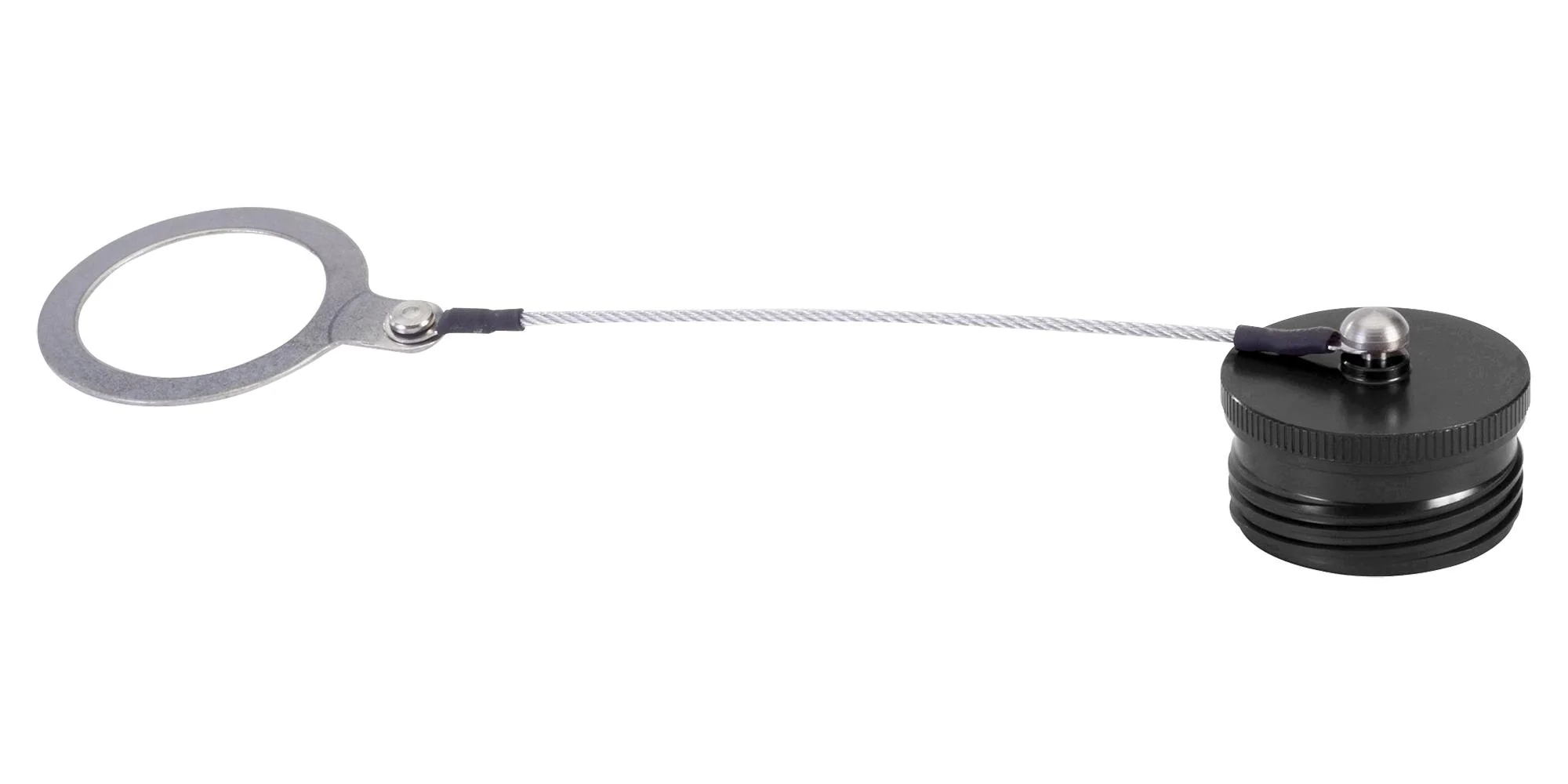 AMPHENOL PCD D38999/32Z13N Dust Cap / Cover, Black Zinc Nickel, Dust Cap with Rope & Ring