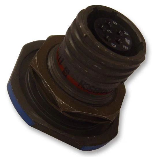 AMPHENOL SOCAPEX D38999/24WJ11SA Circular Connector, MIL-DTL-38999 Series III, DS38999/24 Series, Jam Nut Receptacle, 11 Contacts