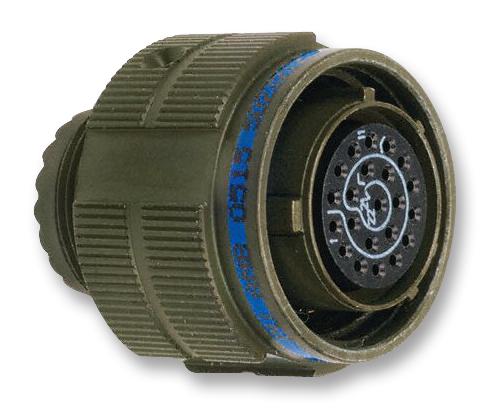 AMPHENOL SOCAPEX D38999/26WG11BA Circular Connector, MIL-DTL-38999 Series III, DS38999/26 Series, Straight Plug, 11 Contacts