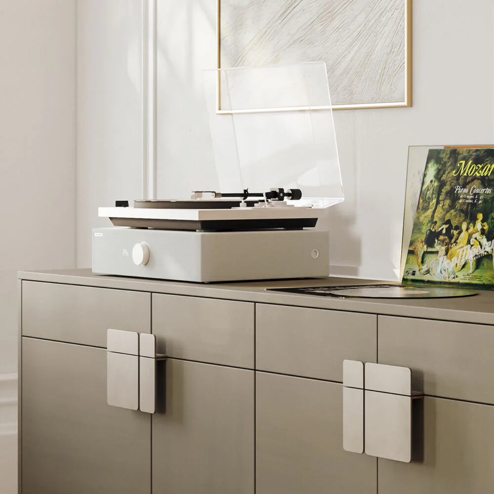 Andover Audio SpinBase MAX 2 Powered Turntable Speaker (White) - Image 6
