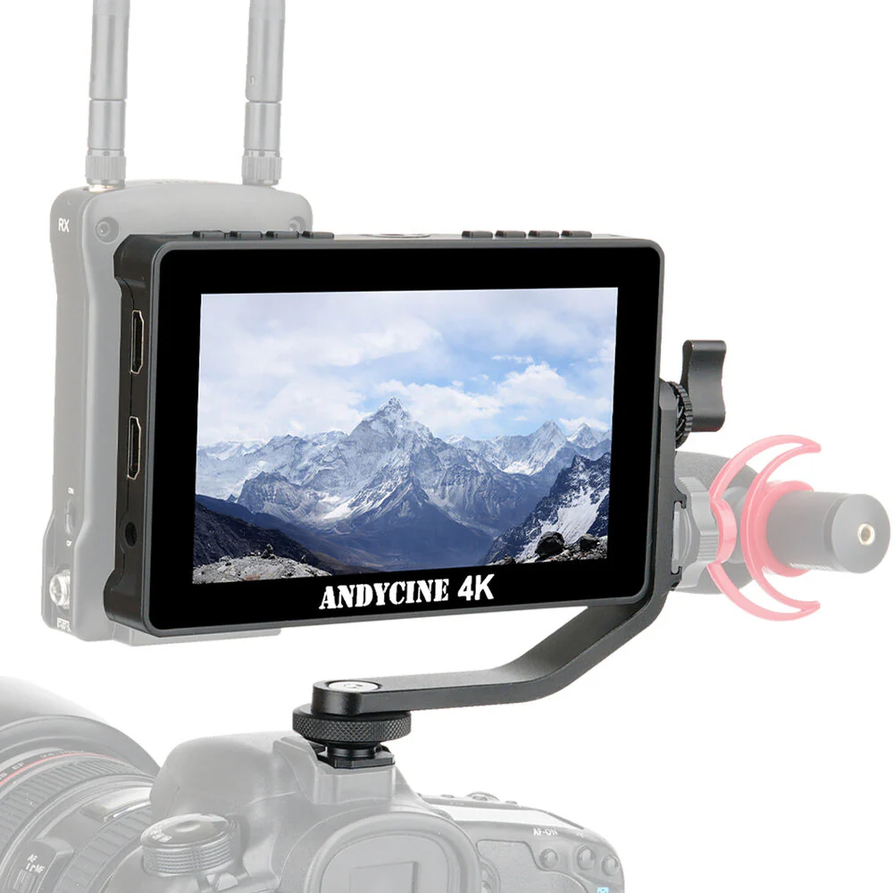 ANDYCINE A6 Pro 5.5" Touchscreen HDMI Monitor with L-Series/Hollyland Mars RX Install Kit - Image 4