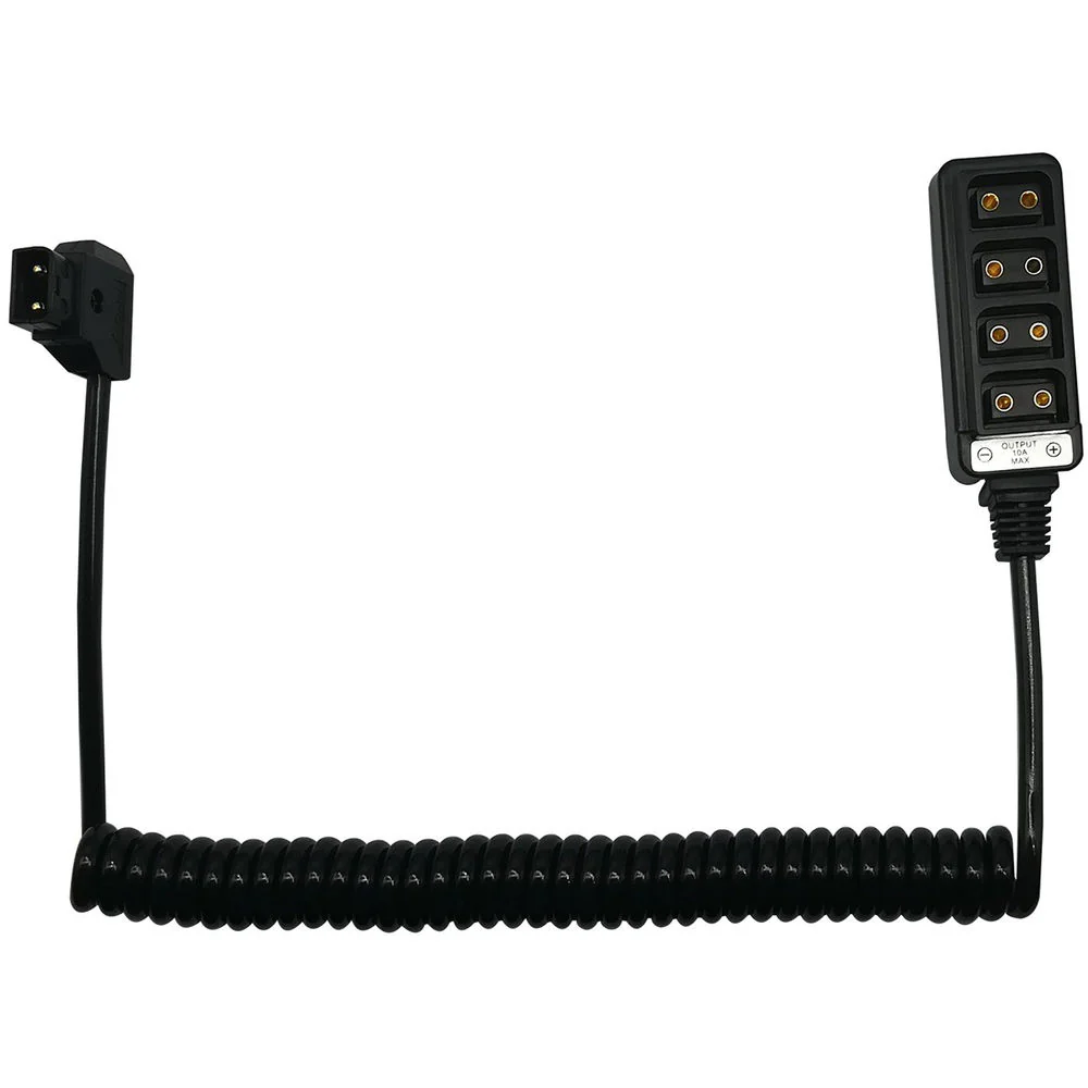 ANDYCINE Male D-Tap to 4-Port Female D-Tap Splitter Cable (Coiled) - Image 9