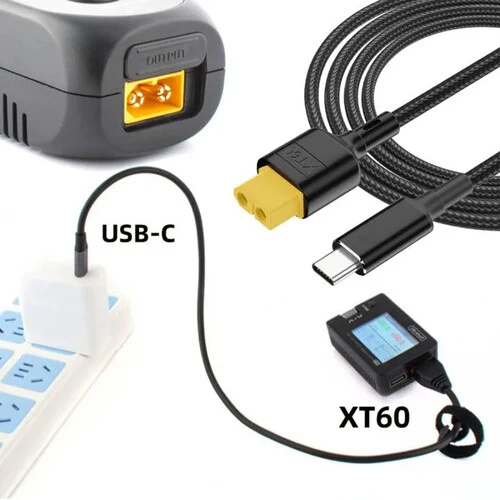 ANDYCINE USB-C PD to XT60 Charging Cable (3.3') - Image 5