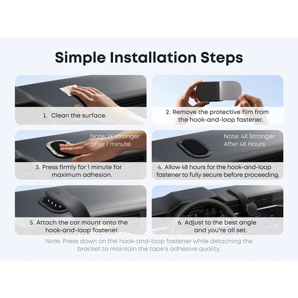 Anker Nano Car Mount with 60W 2-Port Car Charger - Image 4
