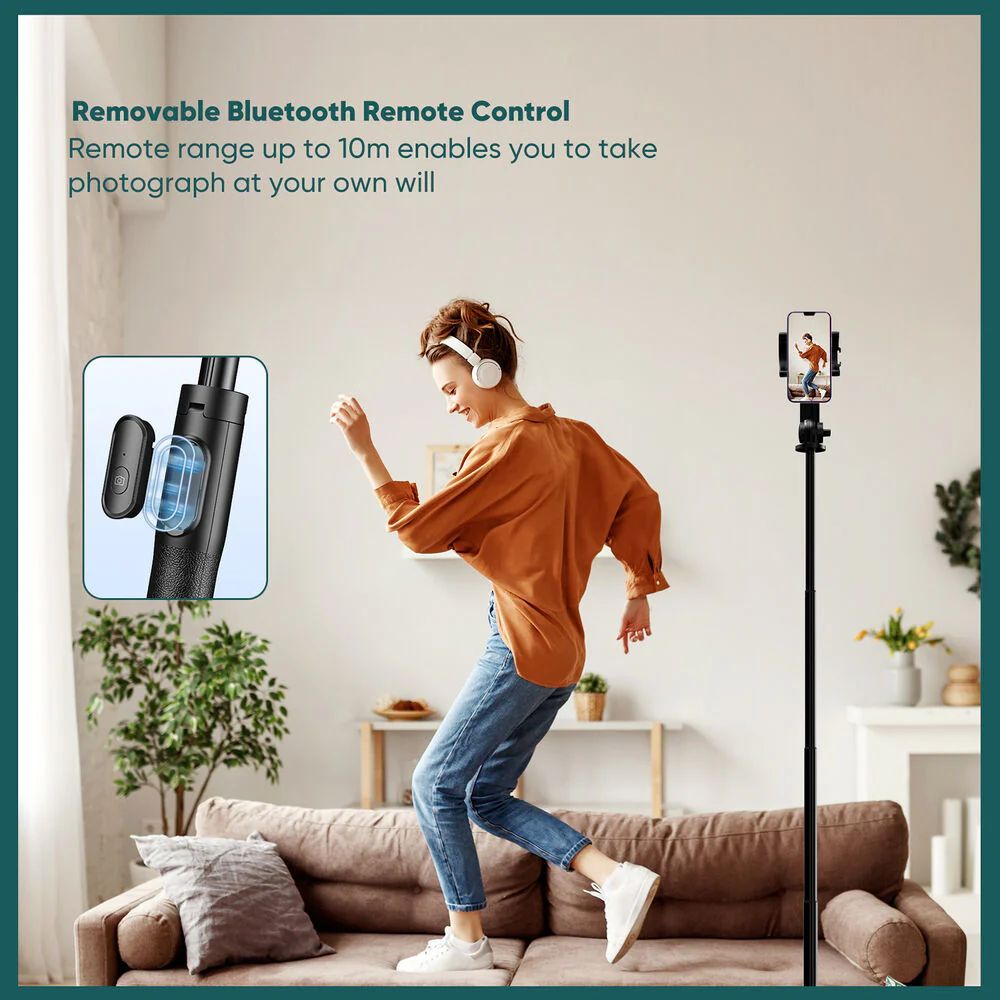Apexel APL-D10 Multifunctional Selfie Stick (5') - Image 6