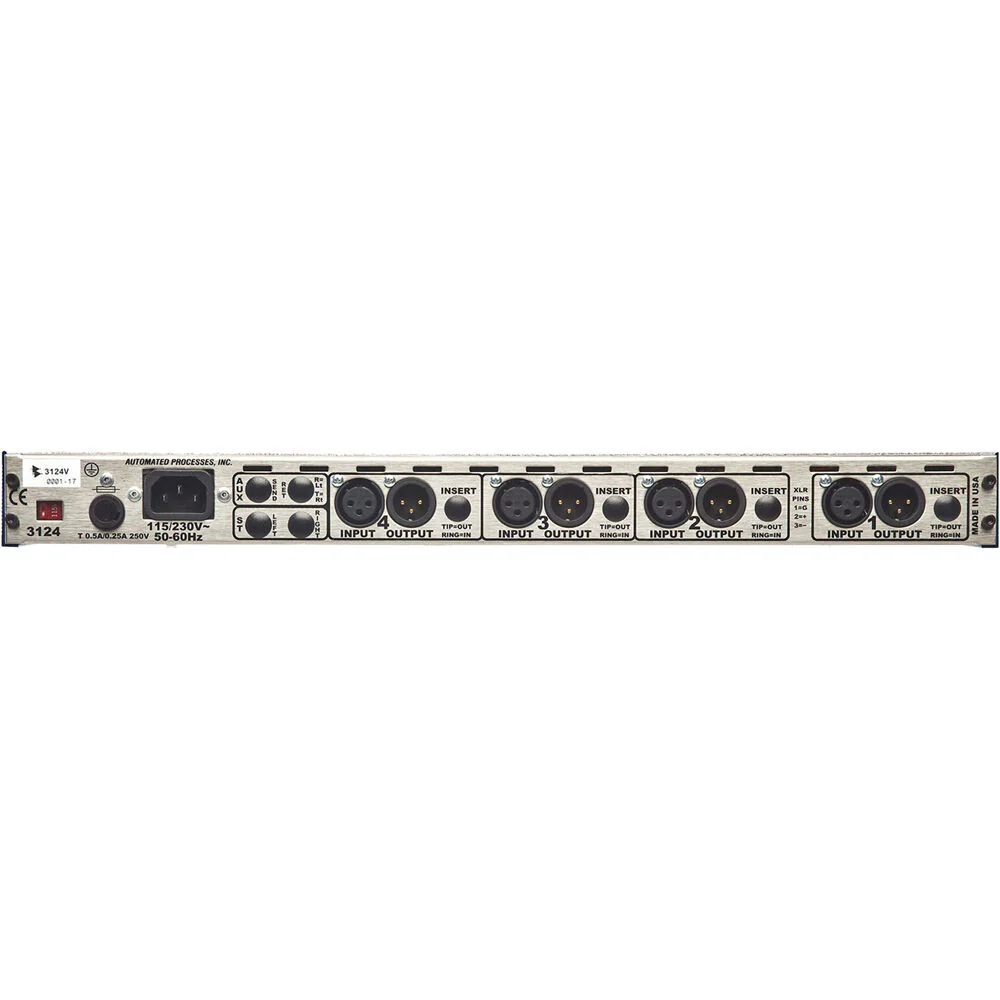 API AUDIO 3124V 4-Channel Microphone Preamp - Image 2