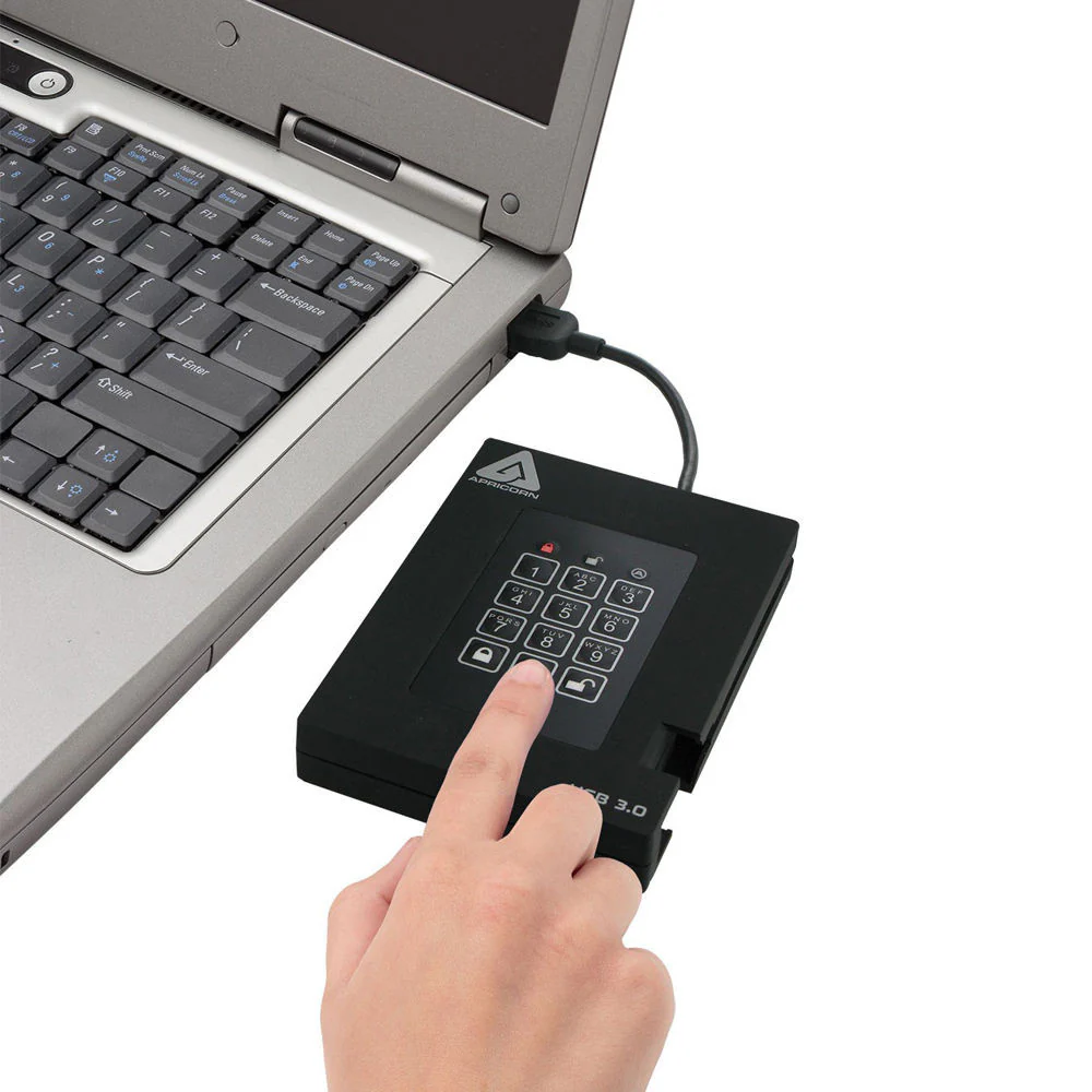 Apricorn 1TB Aegis Fortress Padlock USB 3.0 SSD - Image 4