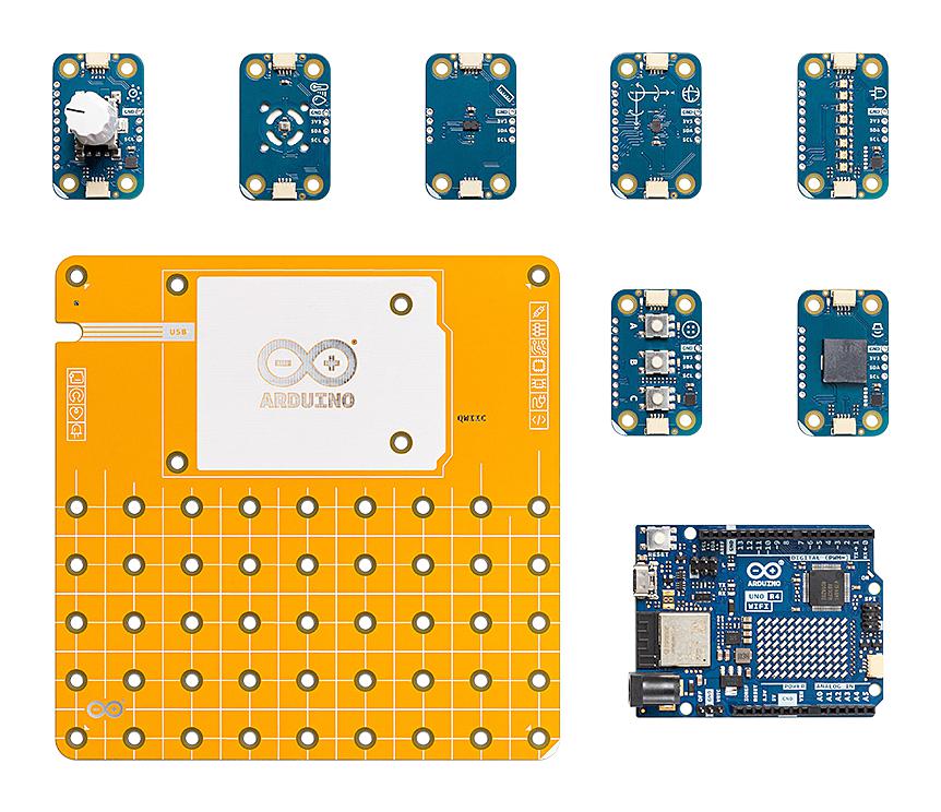 ARDUINO AKX00069 Plug and Make Kit, 3.3V, Modulino Distance/Pixels/Knob/Buzzer/Movement Nodes, Spacer & Screws GTIN UPC EAN: 7630049204843 - Image 3