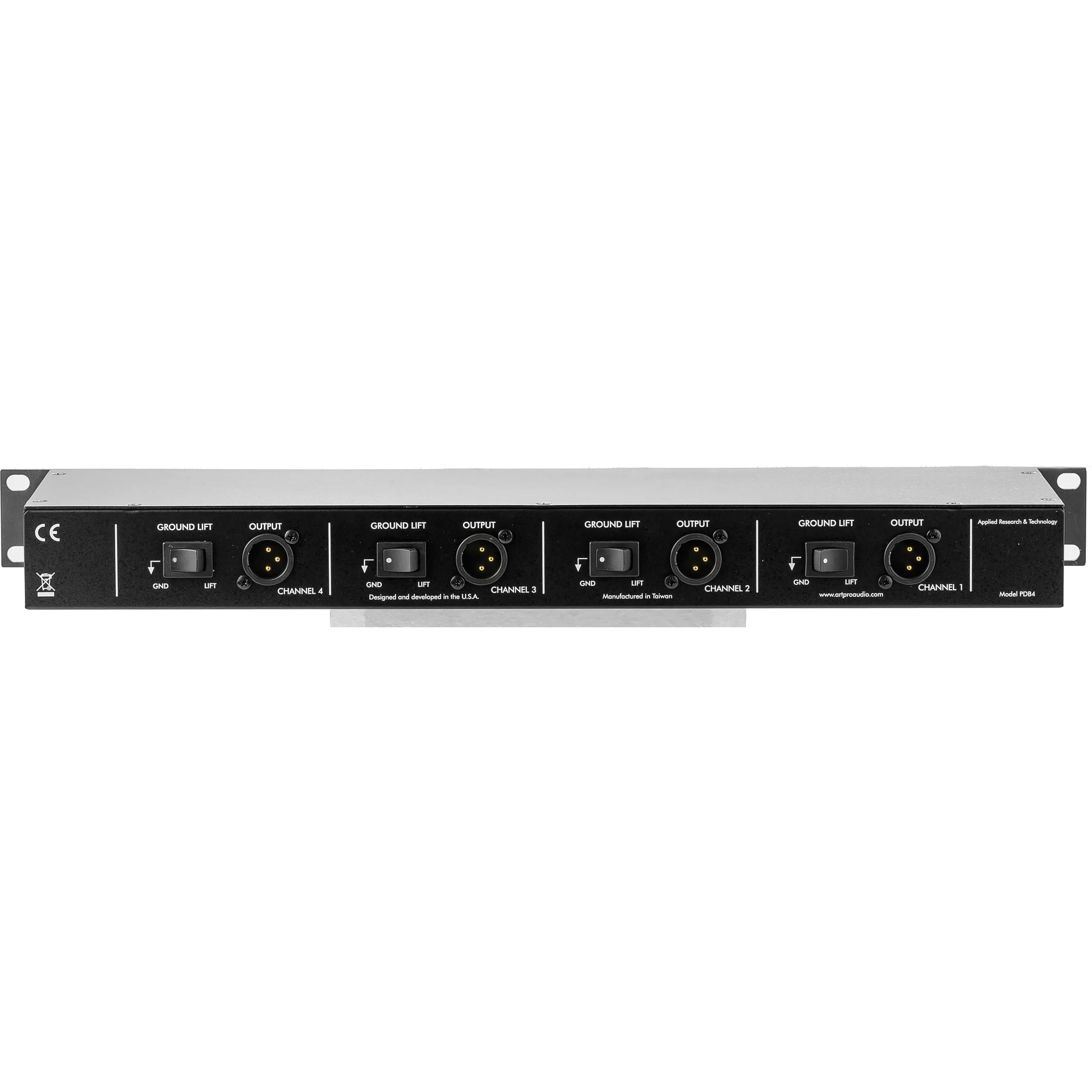 ART PDB4- Rackmountable 4-Channel Passive Direct Box - Image 4