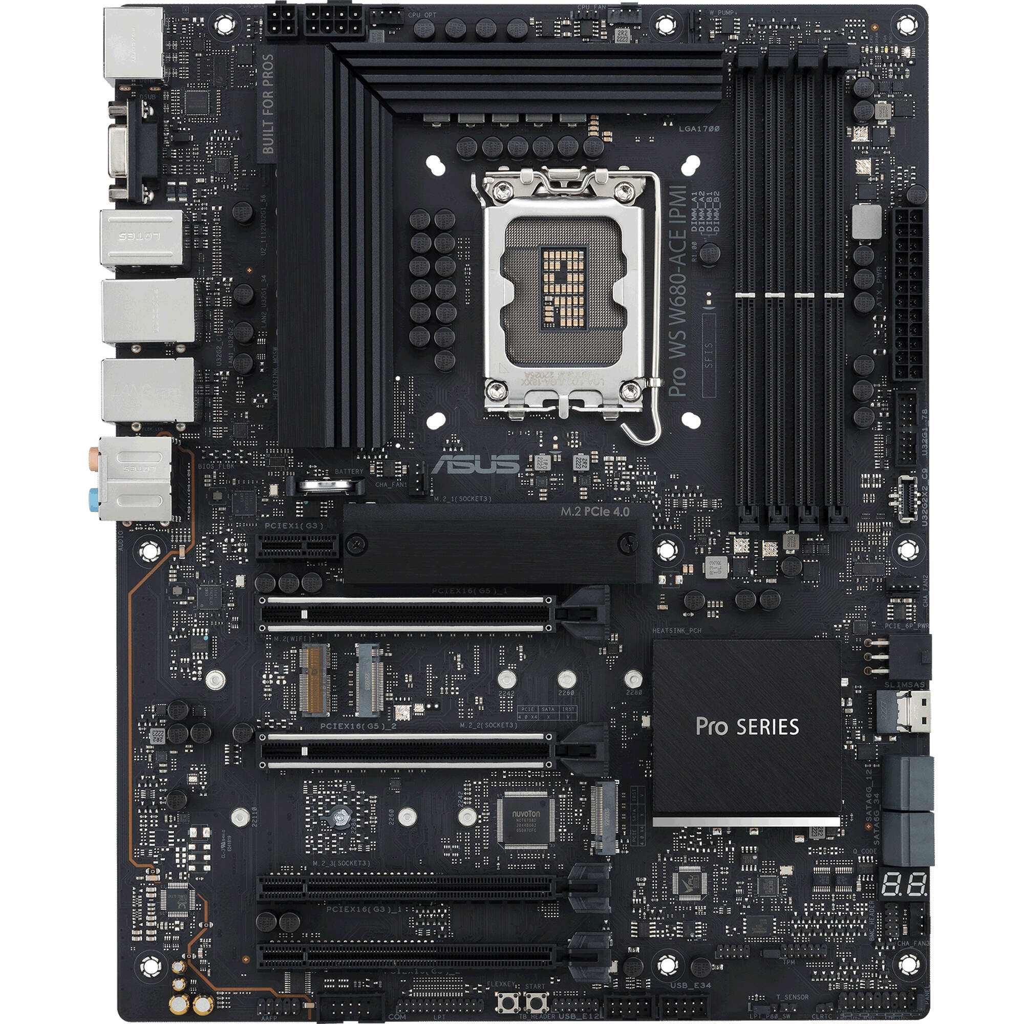 ASUS Pro WS W680-ACE IPMI LGA 1700 ATX Motherboard - Image 2