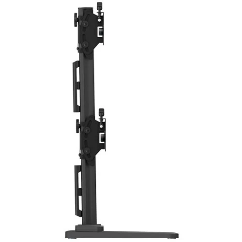 Atdec Freestanding Heavy-Duty Dual Vertical Monitor Mount (Black) - Image 3
