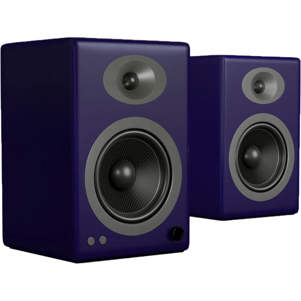 Audioengine A5+ Wireless Bluetooth Speaker System (Limited Edition Matte Blue, Pair)