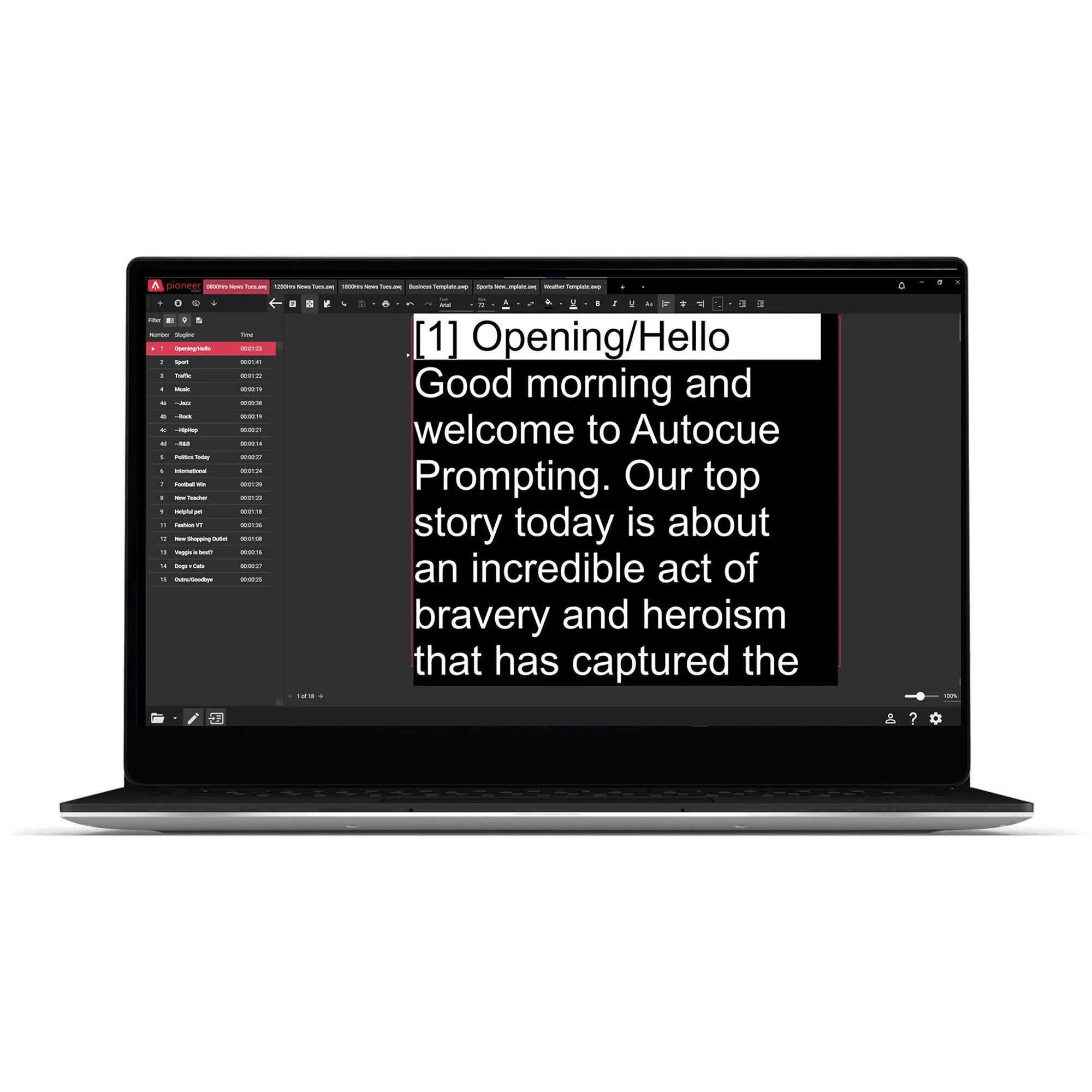 Autocue Pioneer Teleprompting 1-Year Software License (USB) - Image 5