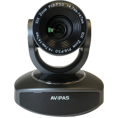 AViPAS 10X Full-HD 3G-SDI PTZ Camera With IP Live Streaming And PoE Supported (Gray)
