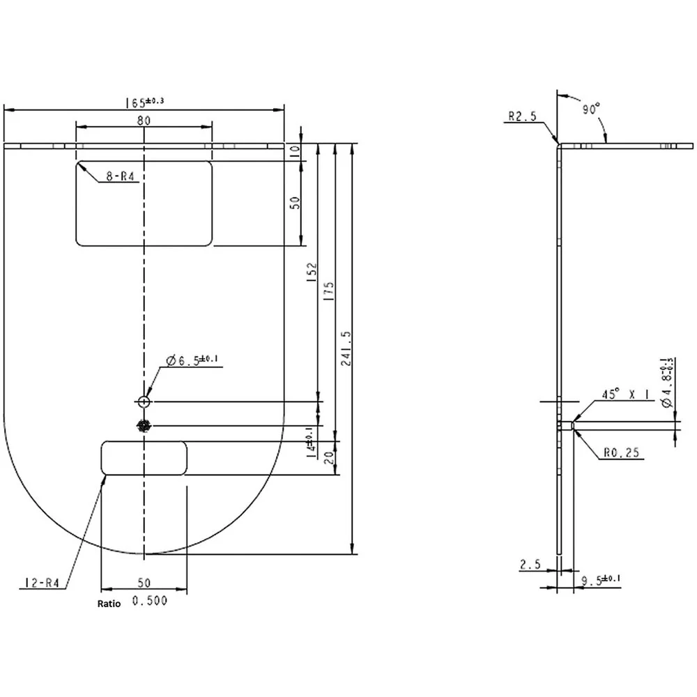AViPAS Wall Mount Bracket for AV-2000 Series PTZ Camera (White) - Image 3