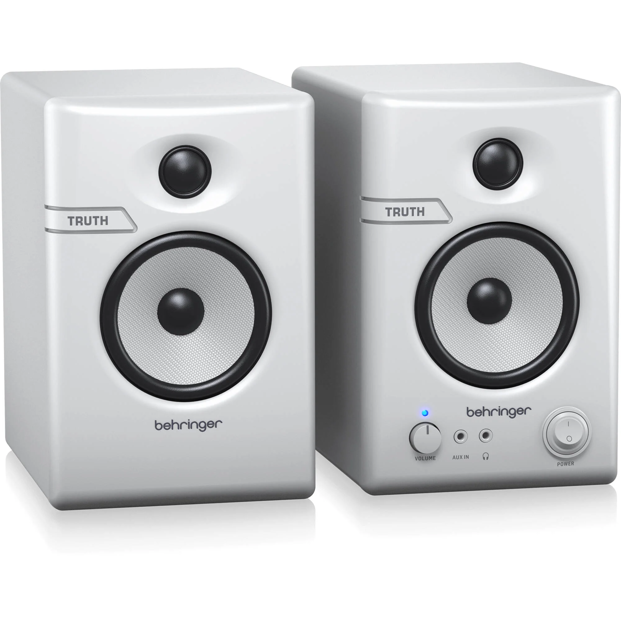 Behringer TRUTH 3.5 BT Powered Studio Monitors with Bluetooth and Advanced Waveguide (White, Pair) - Image 4