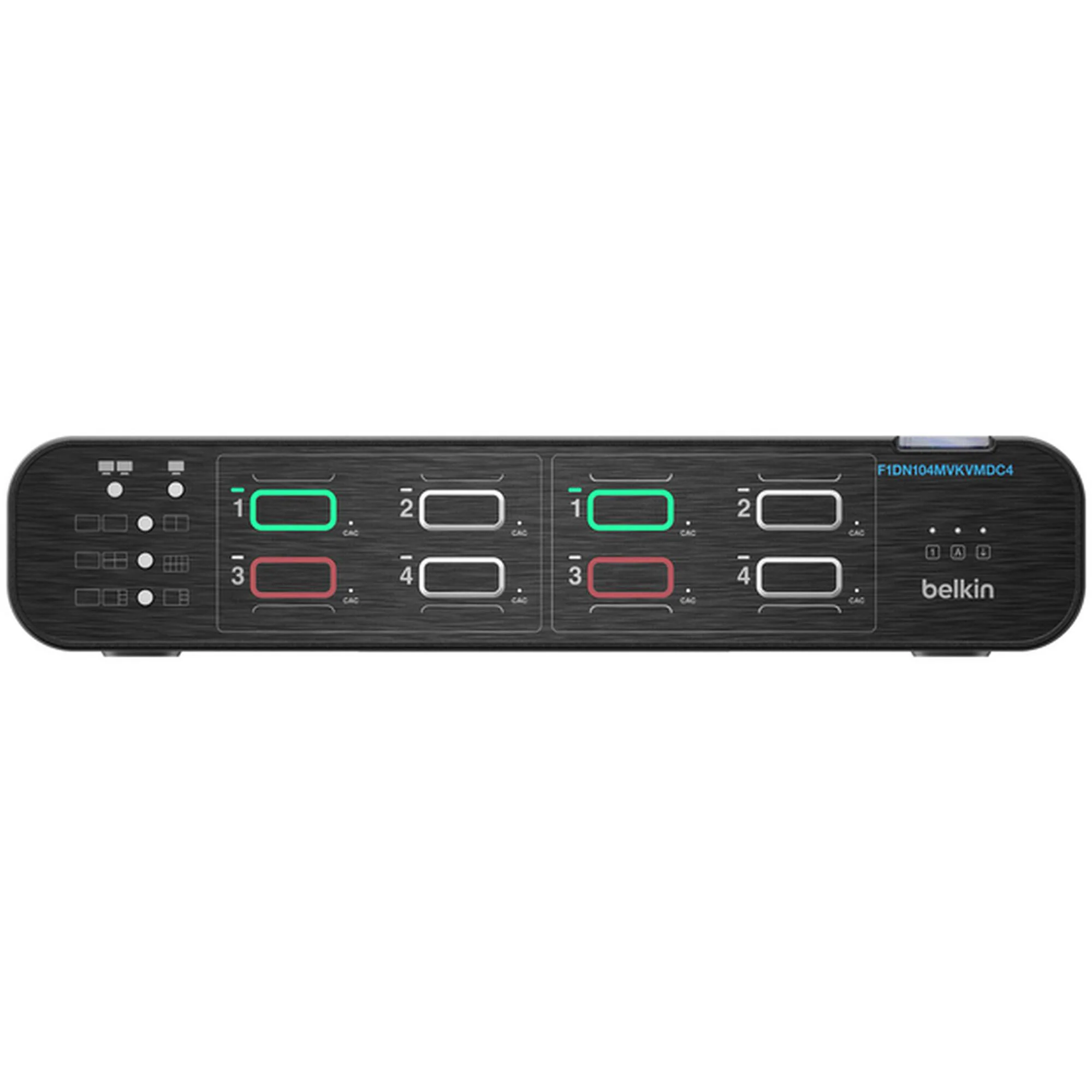 Belkin 4:2 DisplayPort MultiClave Secure KVM with CAC - Image 2