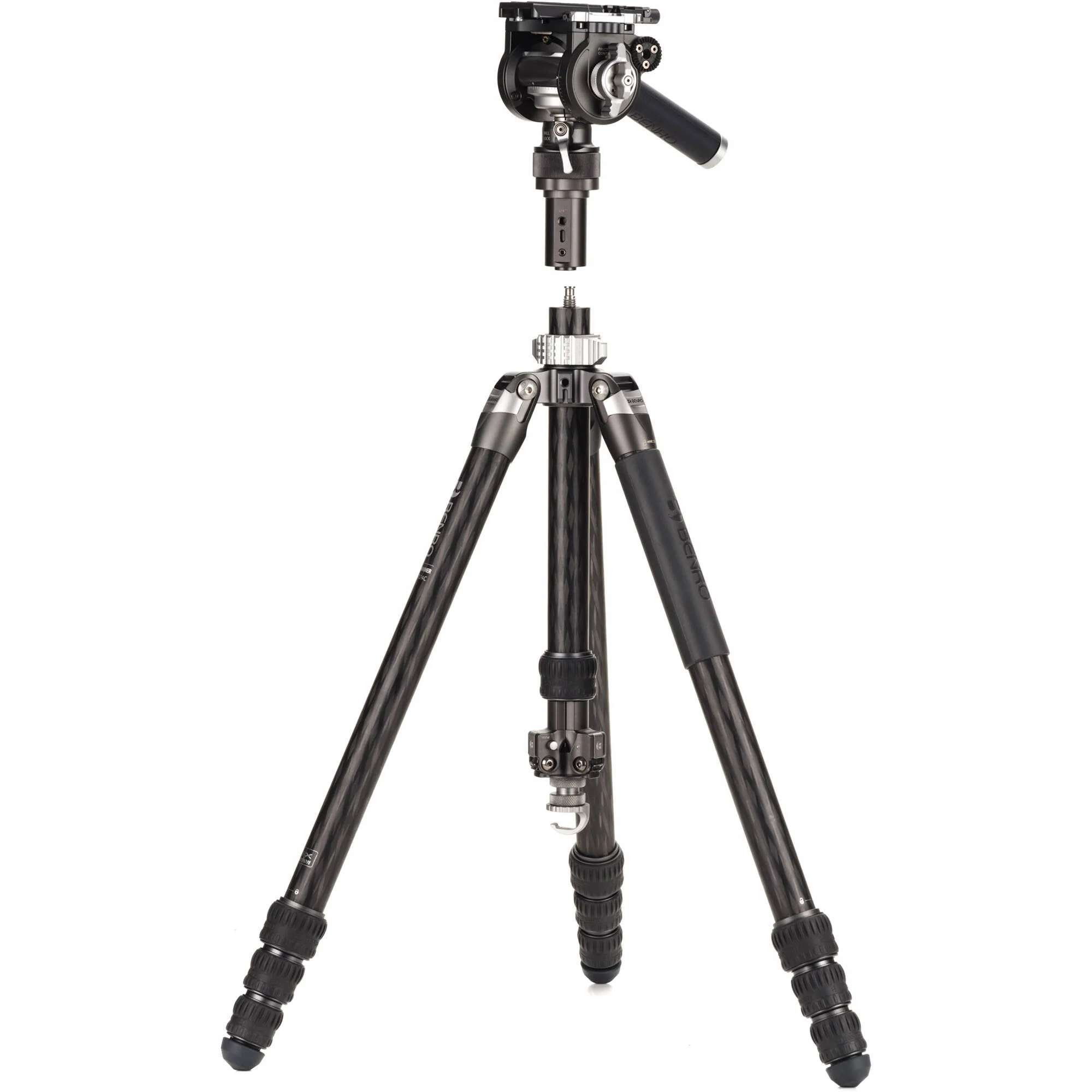 Benro KingPod 4-Section Tripod with FS36PRO Head (Carbon Fiber) - Image 3