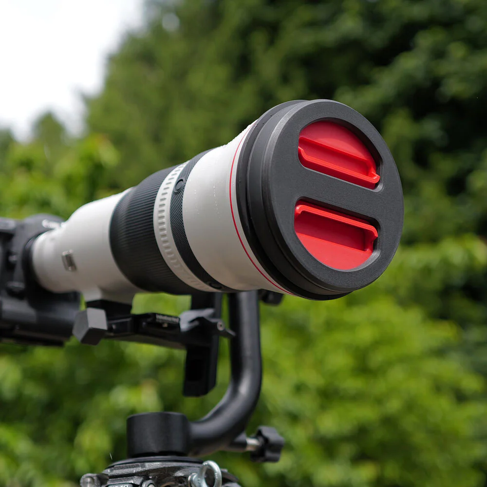 Bioluminous Front Lens Cap Canon RF 600mm f/4 L IS USM Lens (Red) - Image 2