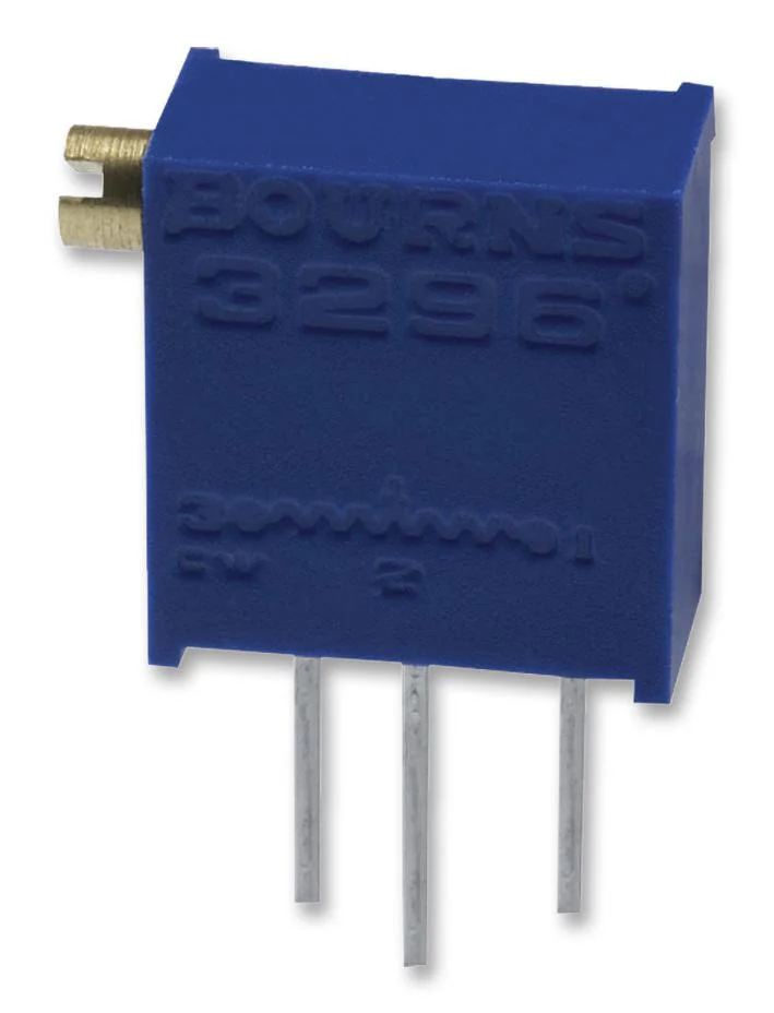 BOURNS 3296Z-1-502LF Trimmer Potentiometer, 5 kohm, 500 mW, ± 10%, 25 Turns, Through Hole