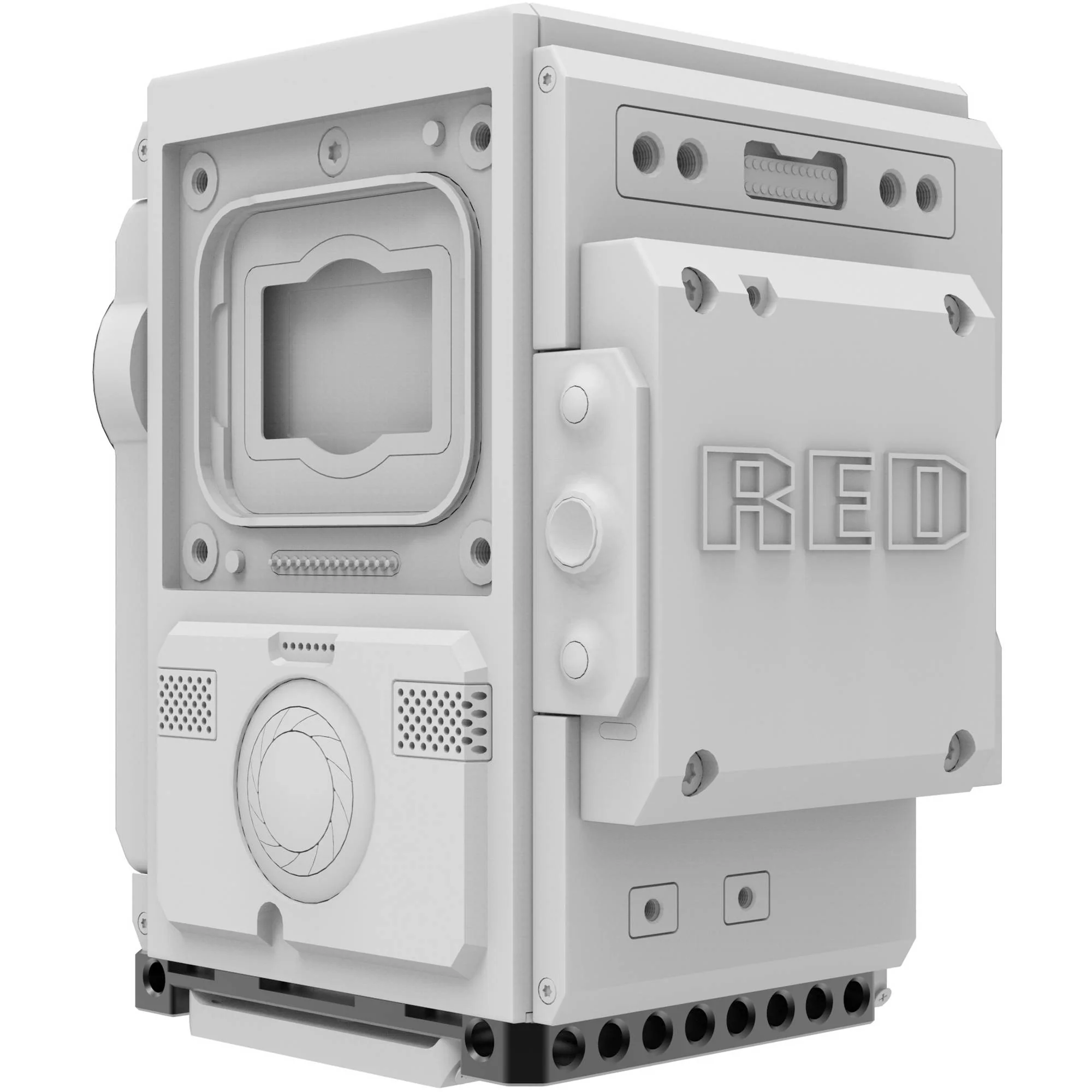 Bright Tangerine Baseplate Core for RED DSMC2 Cameras - Image 3