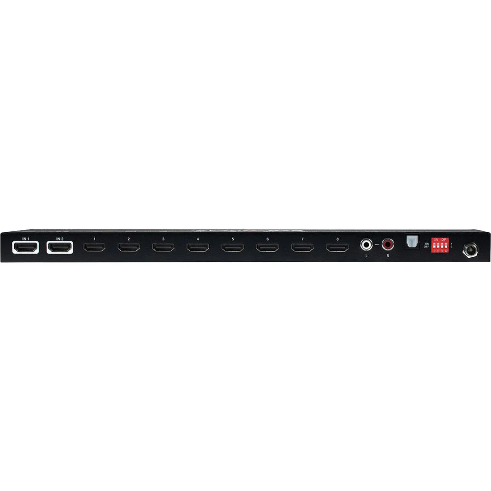 BZBGear 8-Port HDMI 4K 18Gbps 60Hz Splitter/Distribution Amplifier with CEC Turn On/Off TV - Image 4