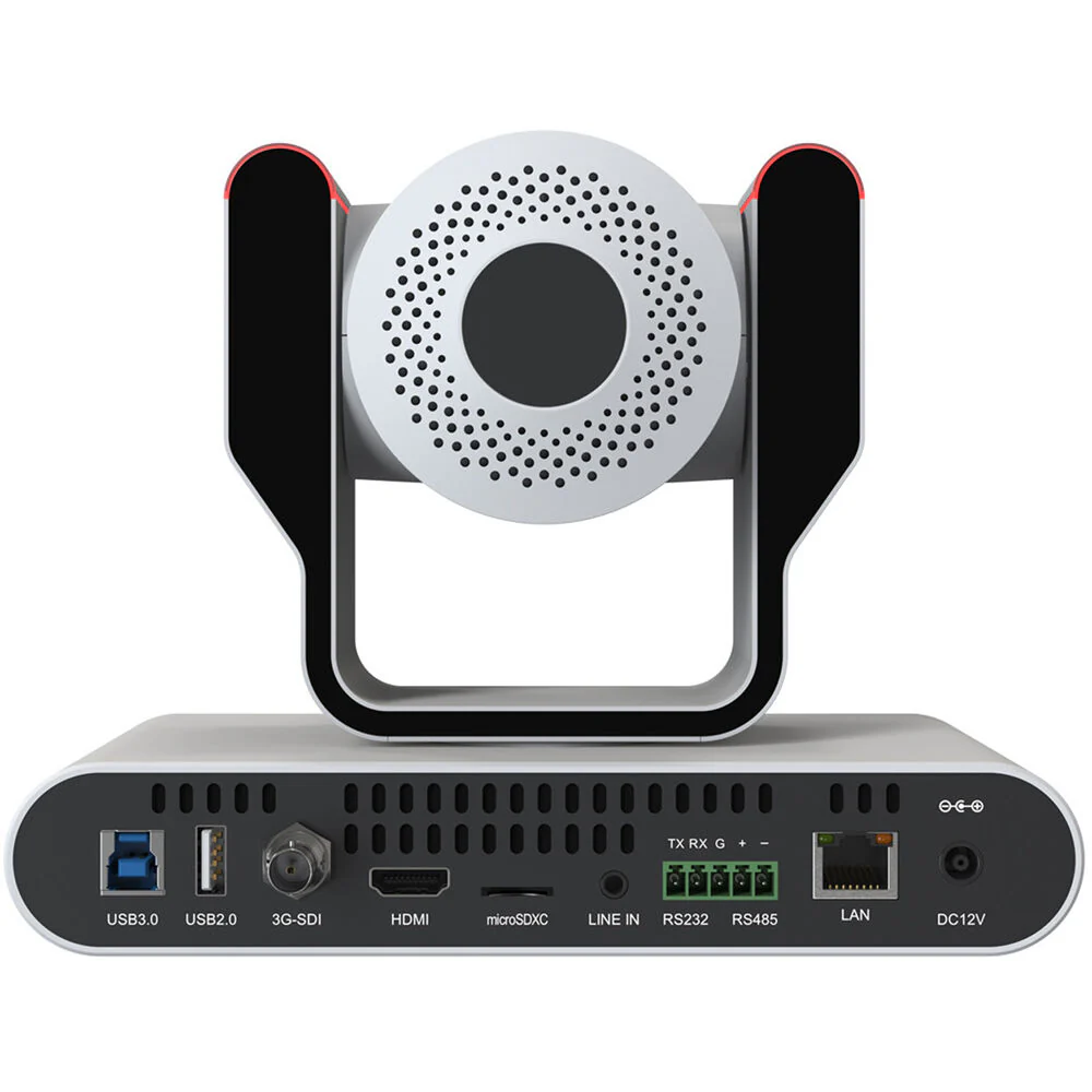 BZBGEAR Live Streaming HD PTZ Camera with Auto-Tracking, Tally & 20x Zoom (White) - Image 3
