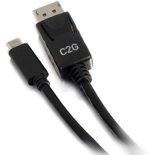 C2G USB Type-C to DisplayPort Adapter Cable (Black, 3') - Image 2
