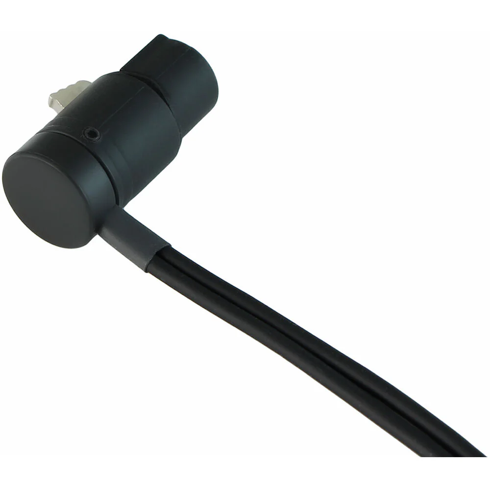 Cable Techniques Low-Profile XLR 5-Pin Female to 2 Low-Profile XLR 3-Pin Male Cable (18", Black with Blue and Red Caps) - Image 2