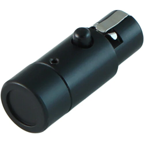 Cable Techniques LPS Low-Profile Right-Angle TA4F Connector (Large Outlet, Black Cap) - Image 2