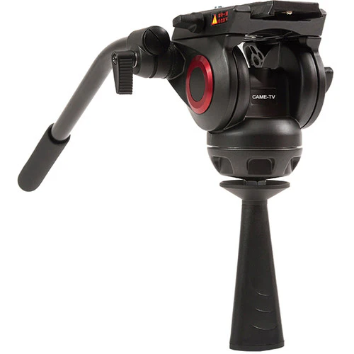 CAME-TV 701B Carbon Fiber Video Tripod with Fluid Bowl Head - Image 3