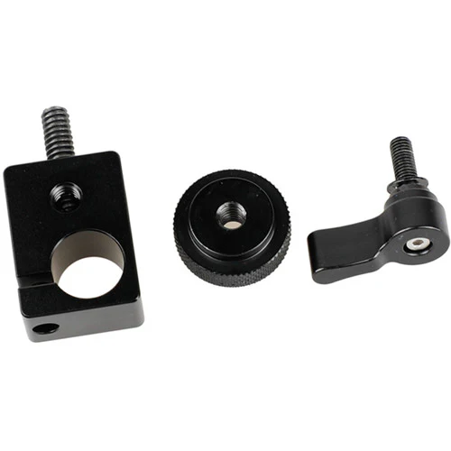 CAMVATE 15mm Single Rod Clamp with 1/4"-20 Screw Mount Adapter (Black Lever) - Image 5