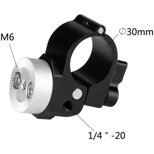 CAMVATE 30mm Rod Clamp with Rosette for DJI Ronin-M or FREEFLY MōVI Pro - Image 5