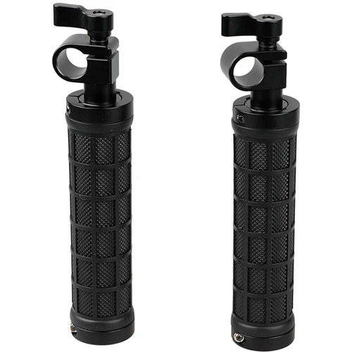 CAMVATE Handgrips with 15mm Rod Clamps (Set of 2, Black) - Image 3